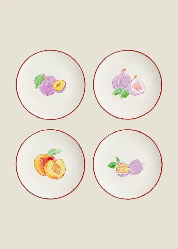 Fruits Set 4 plates