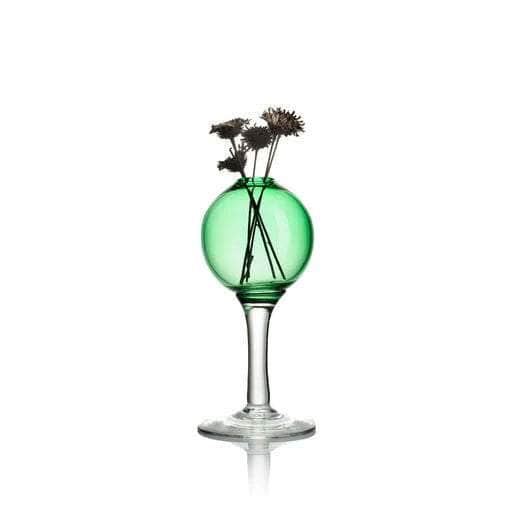 Load image into Gallery viewer, Bauble Bud Vase with Stem - Green
