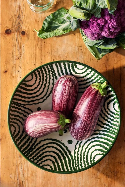 Large Green Serving Bowl