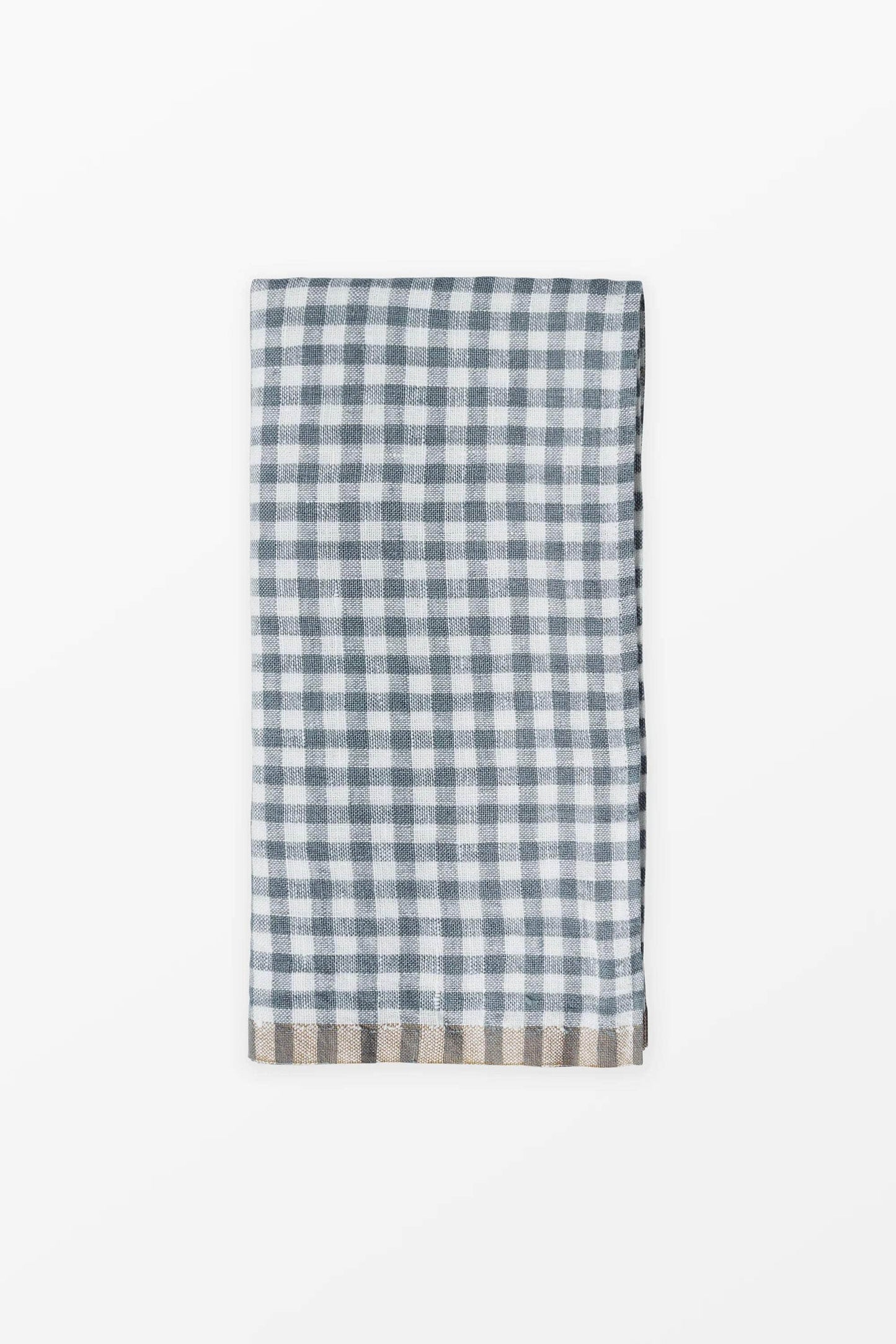 Blue Gingham linen Napkin