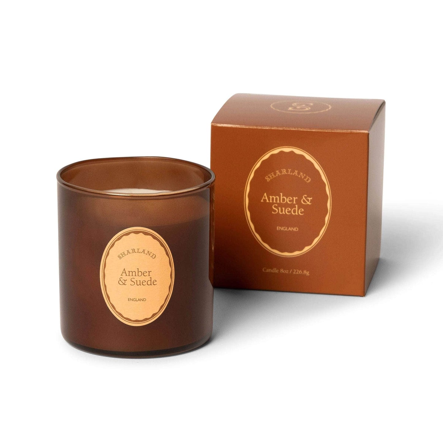 Amber & Suede Candle 225g