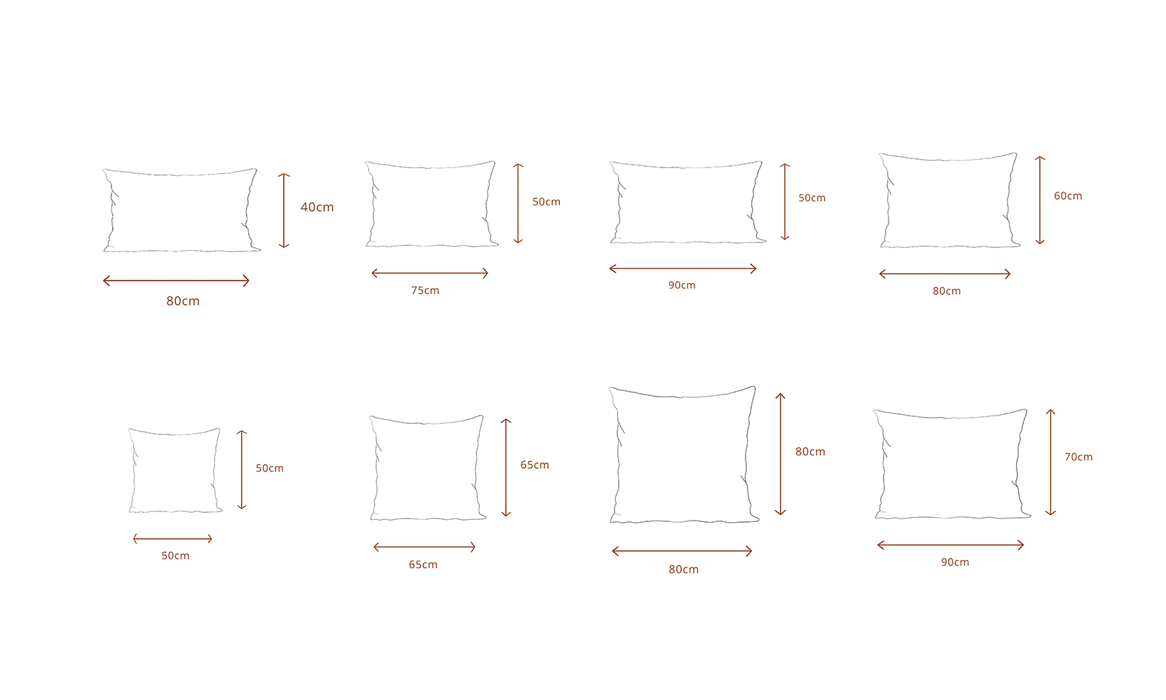 The Ruffled Casita Linen Pillowslips Set in white