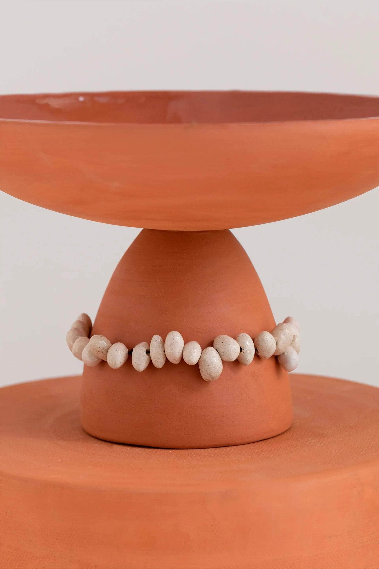 Joan Terracotta Leche Beaded