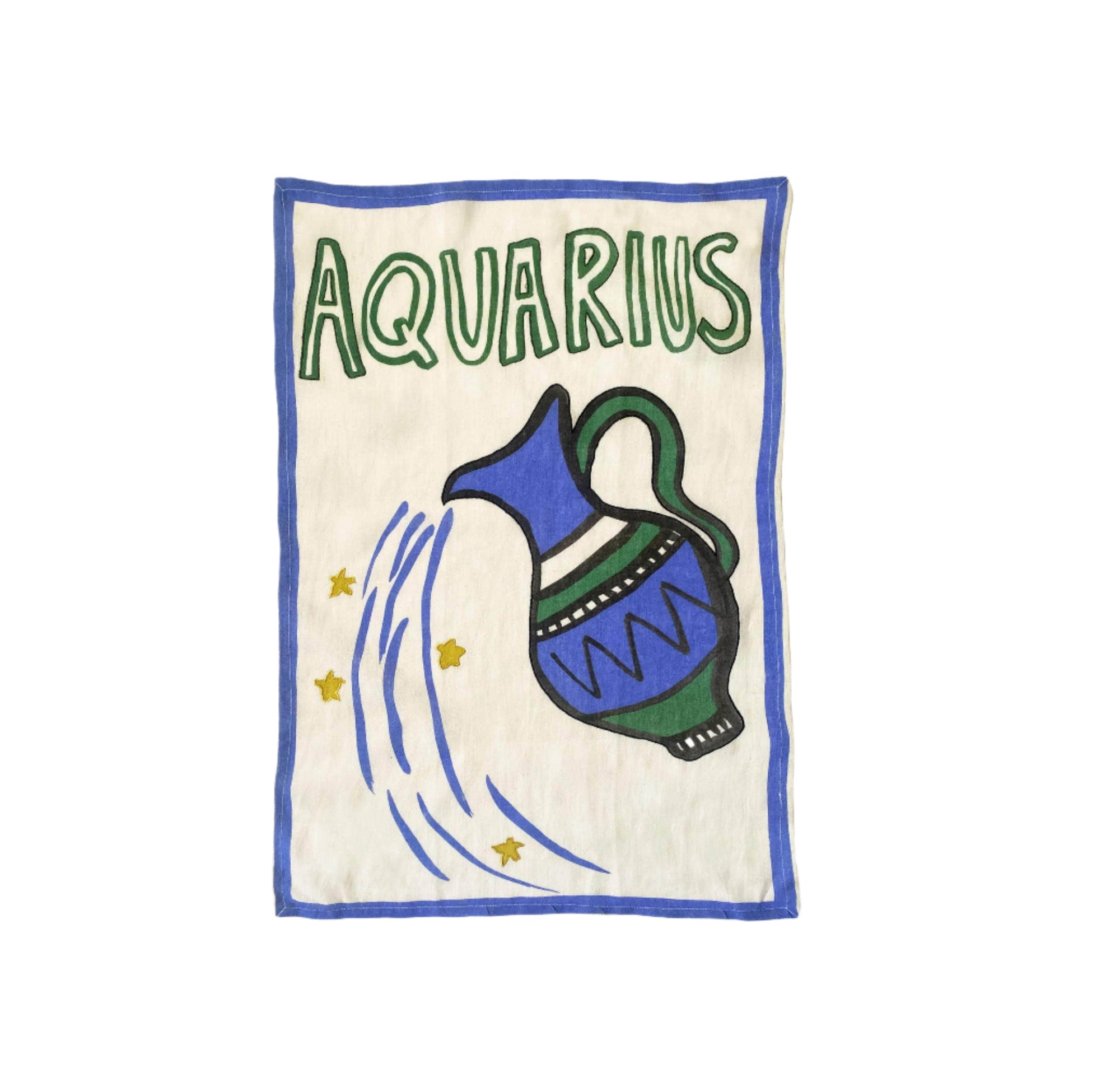 Aquarius Tea Towel