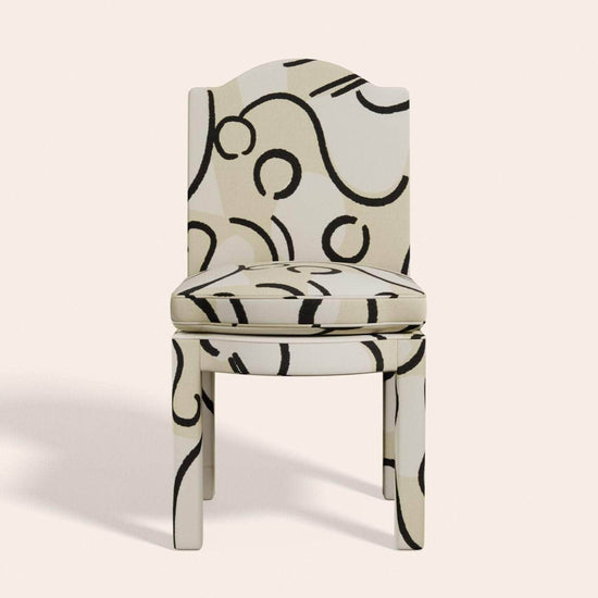Pair of Leo Dining Chairs, Coconut
