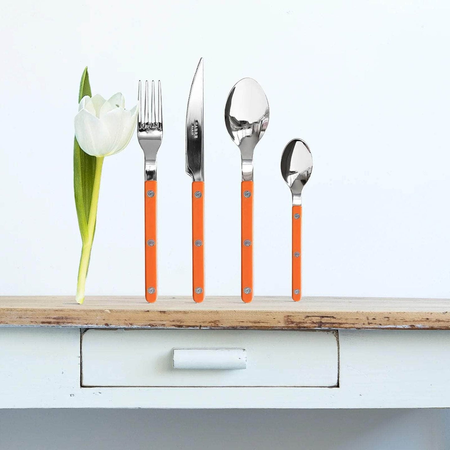 Bistrot 4 pc Cutlery Set | Orange
