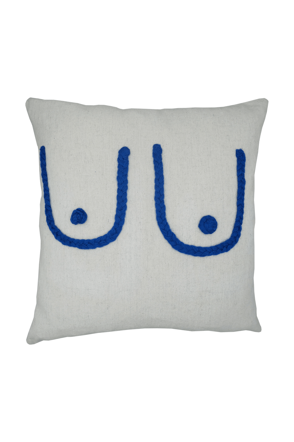 Blue Boob Cushion