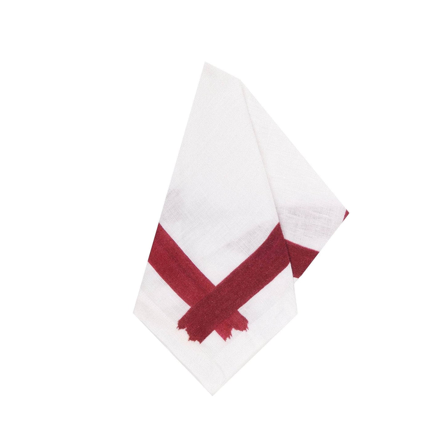 Red Stripe Napkins, Set of Four