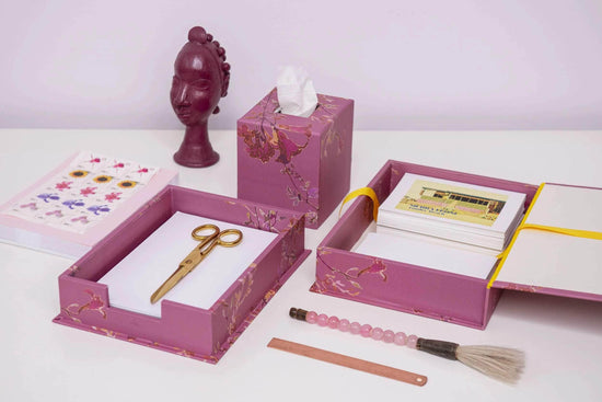Load image into Gallery viewer, Didi Mara Pink A5 Portfolio Box
