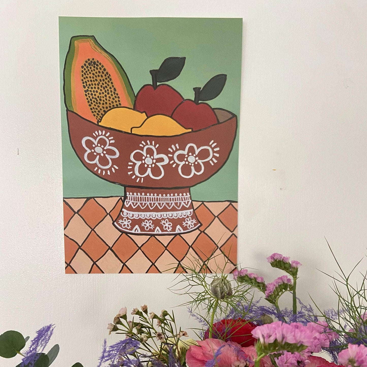 Fruit Bowl Print | Wall Art