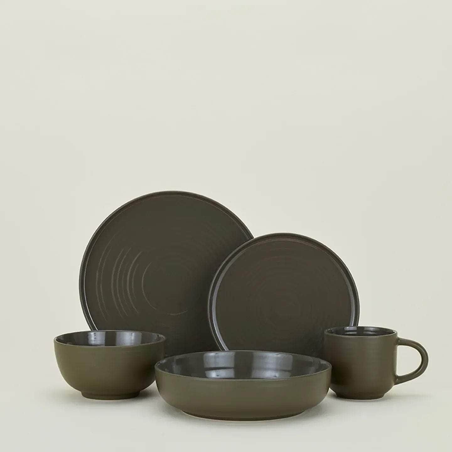 Essential Mug - Set Of 4, Olive