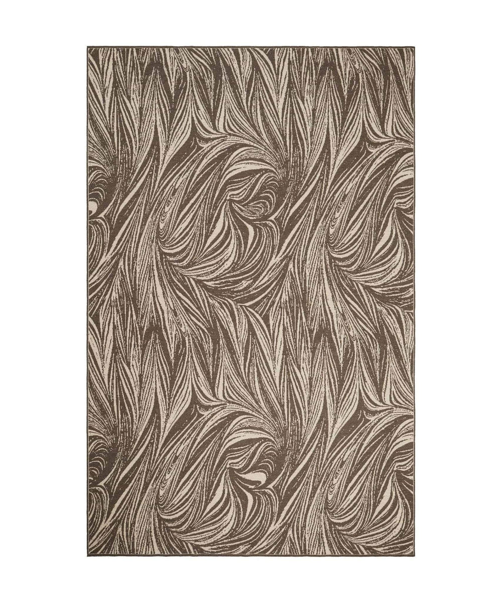 Swirl Merino Wool Blanket - Concrete