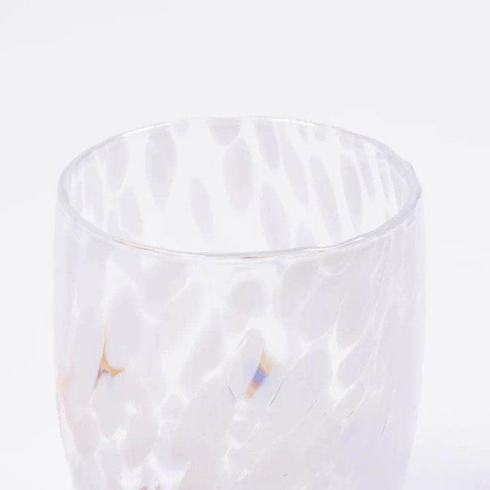 Round Murano Tumbler | White