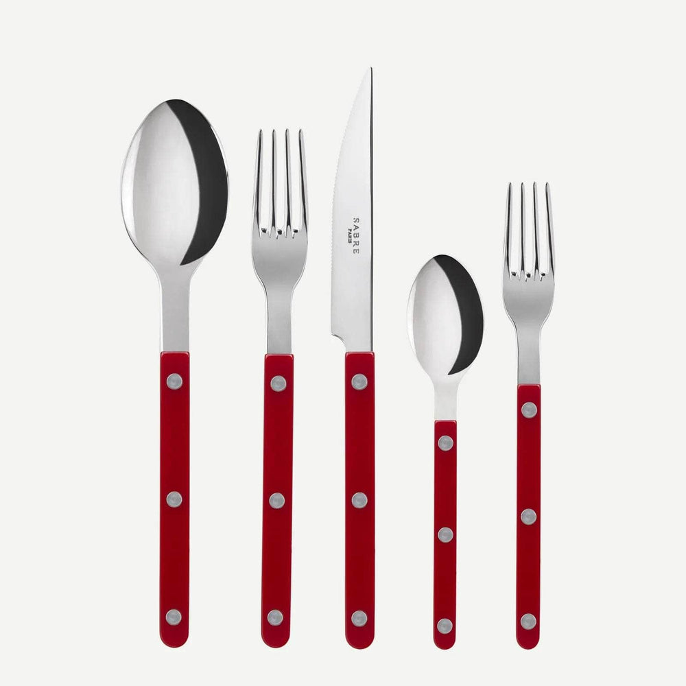 Bistrot Uni 5Pc Cutlery Set | Bordeau
