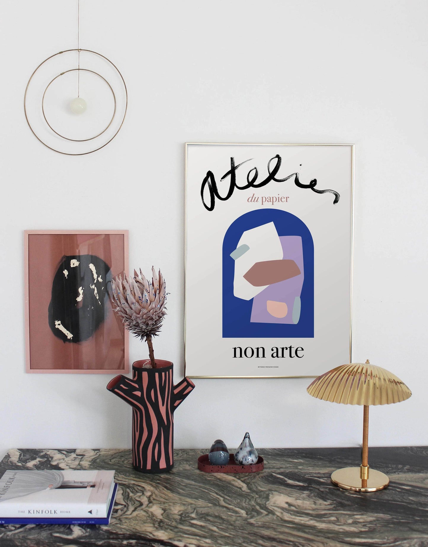 Atelier du Papier — "Bleu" Poster Print