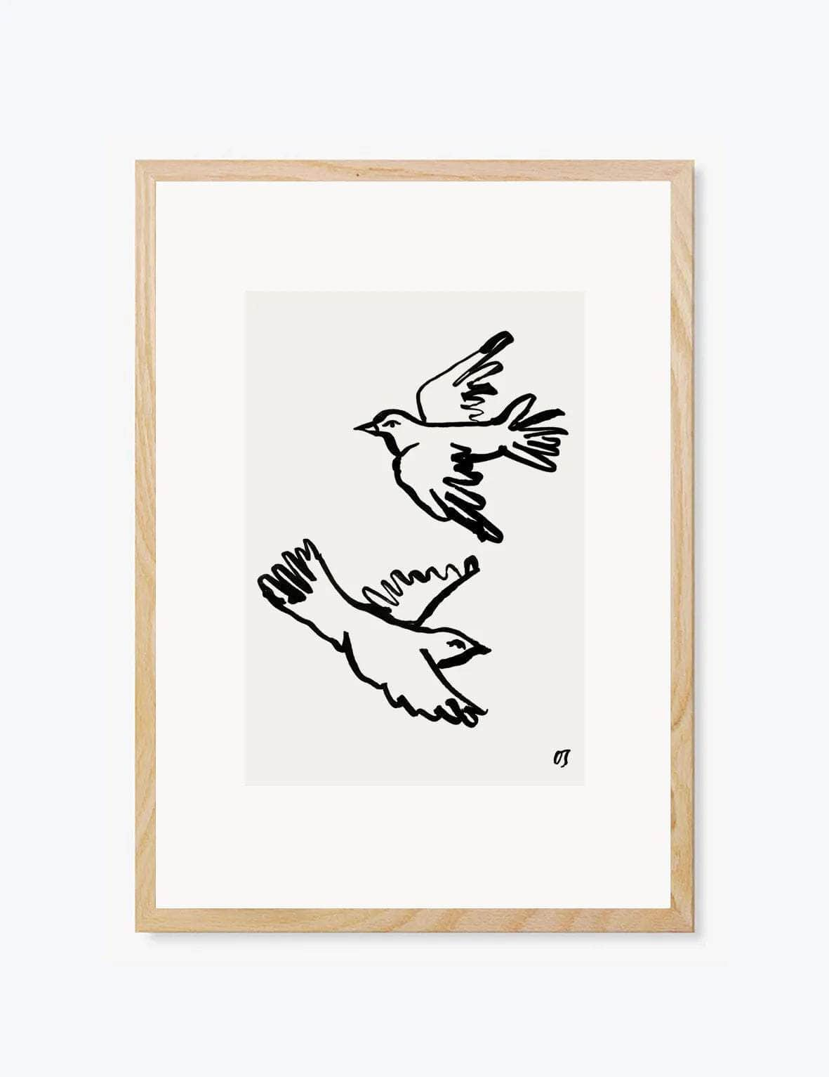 The Doves Art Print