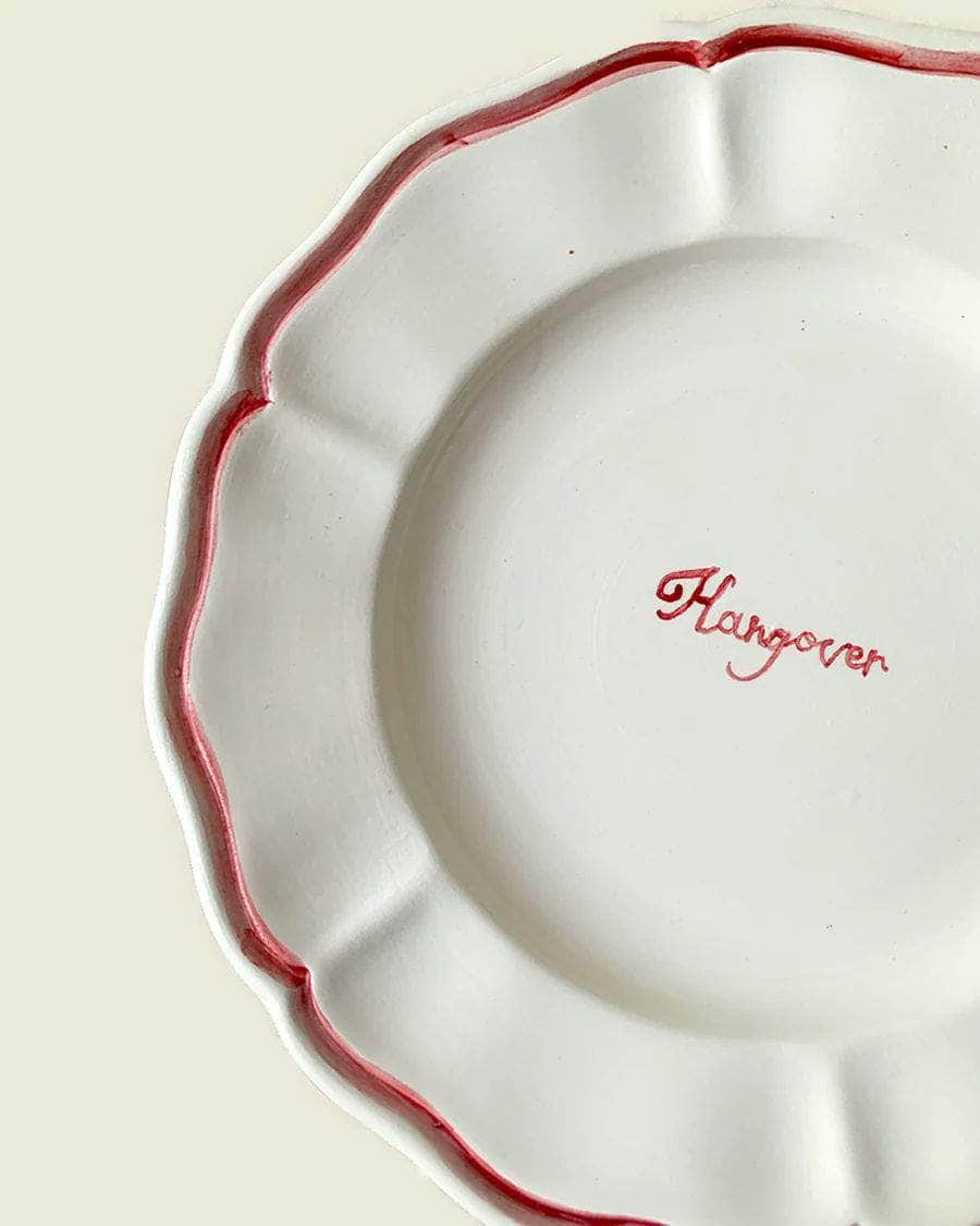 Load image into Gallery viewer, &amp;quot;Hangover&amp;quot; Fil Rouge Plate
