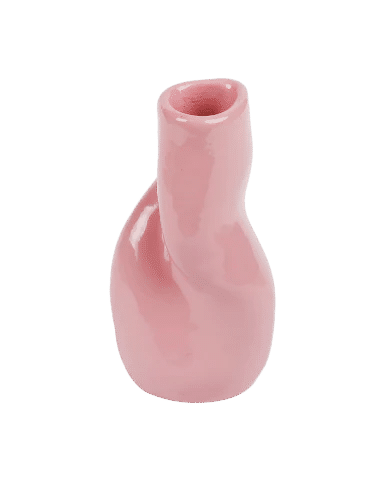 Load image into Gallery viewer, Squashed Pink Vase
