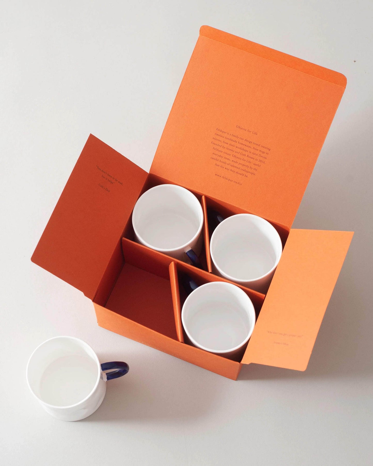 Set of Four 7oz Coffee Mugs - Main Image