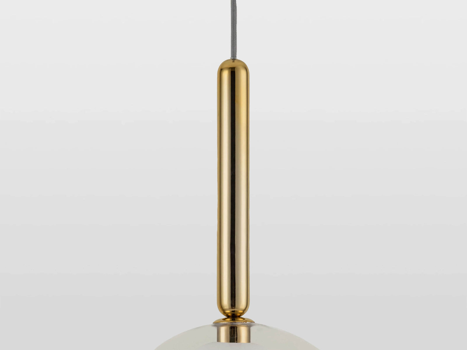 Clear glass dome ceiling light
