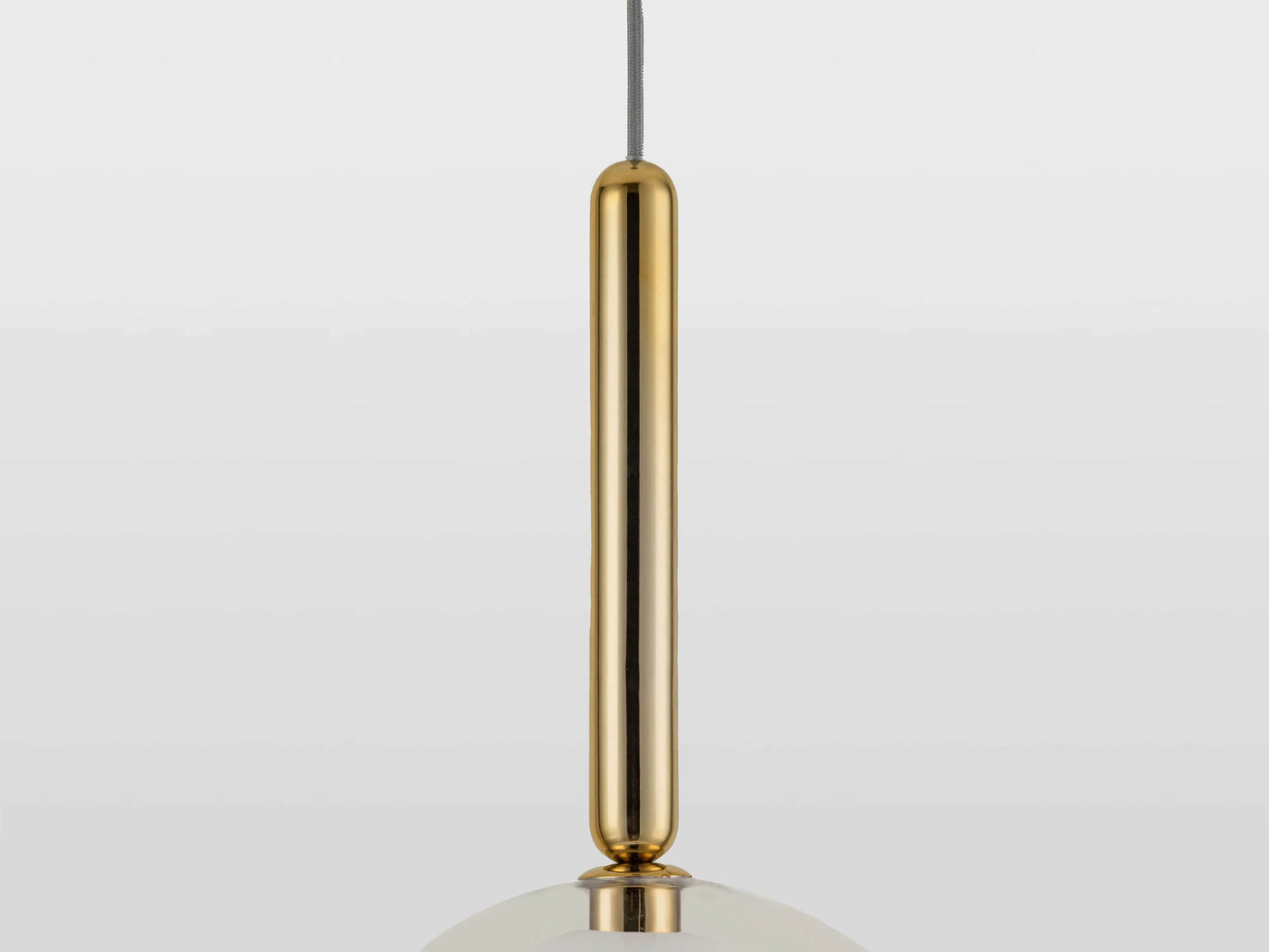 Clear glass dome ceiling light