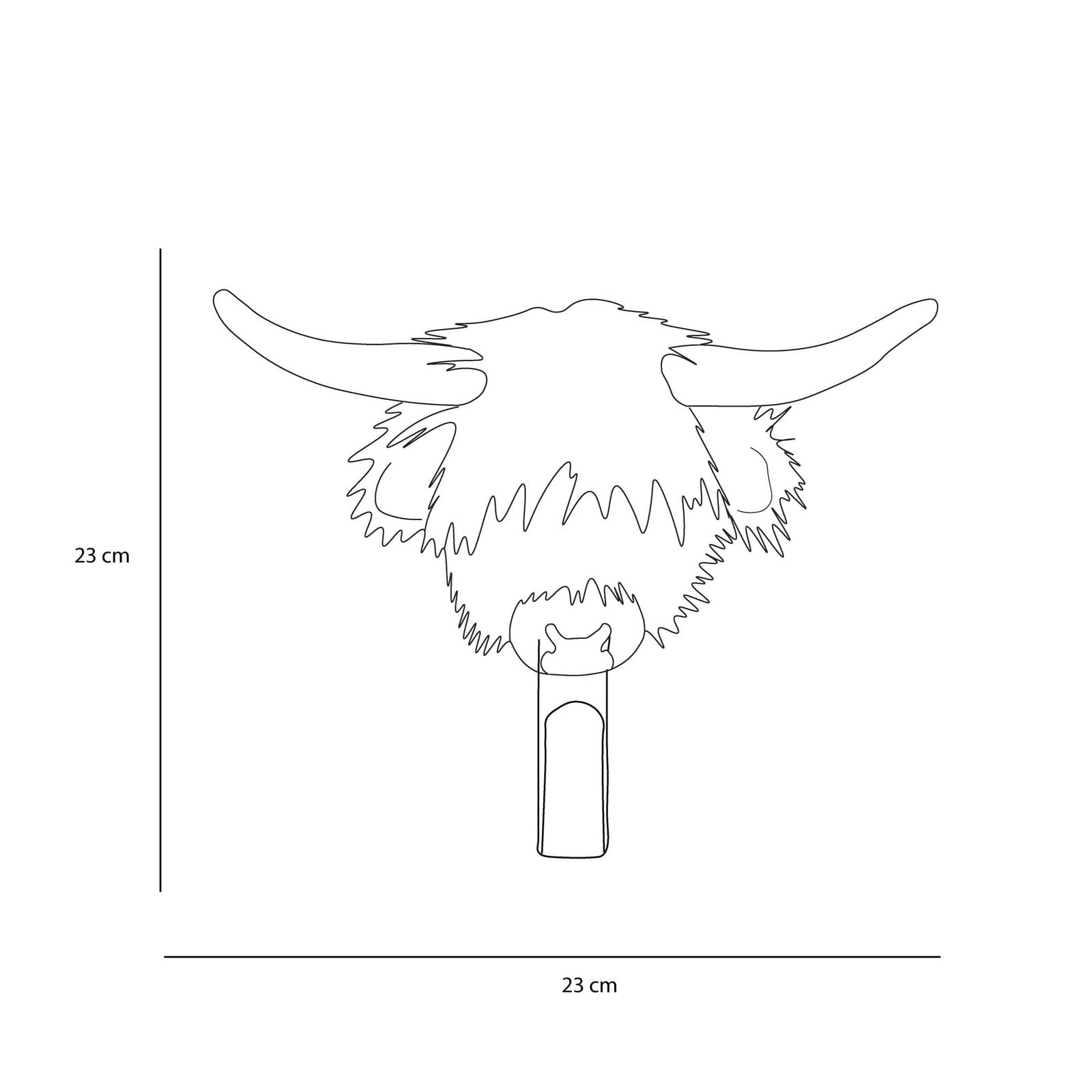 Highland Cow Coat Hanger