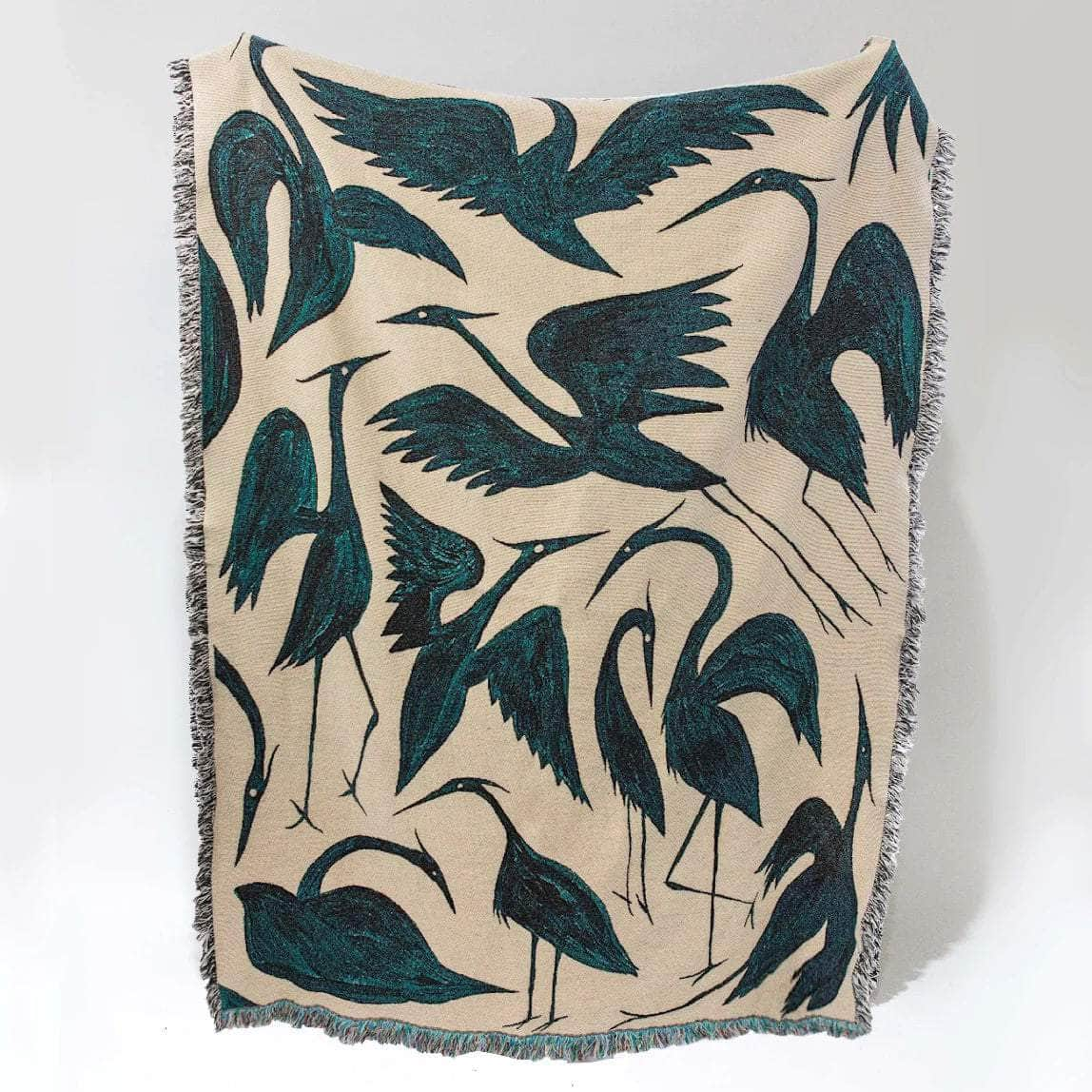 Herons Original Woven Throw