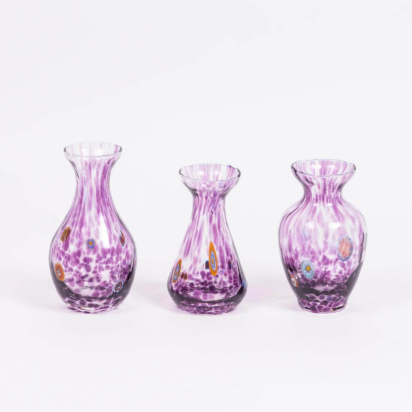 Amethyst Bud Vases