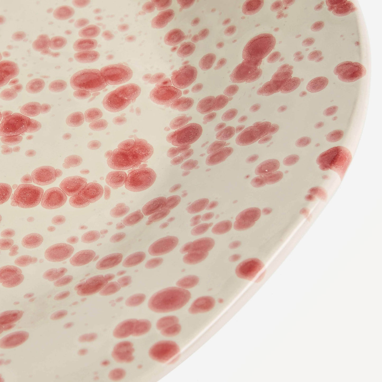 Shallow Serving Bowl Cranberry