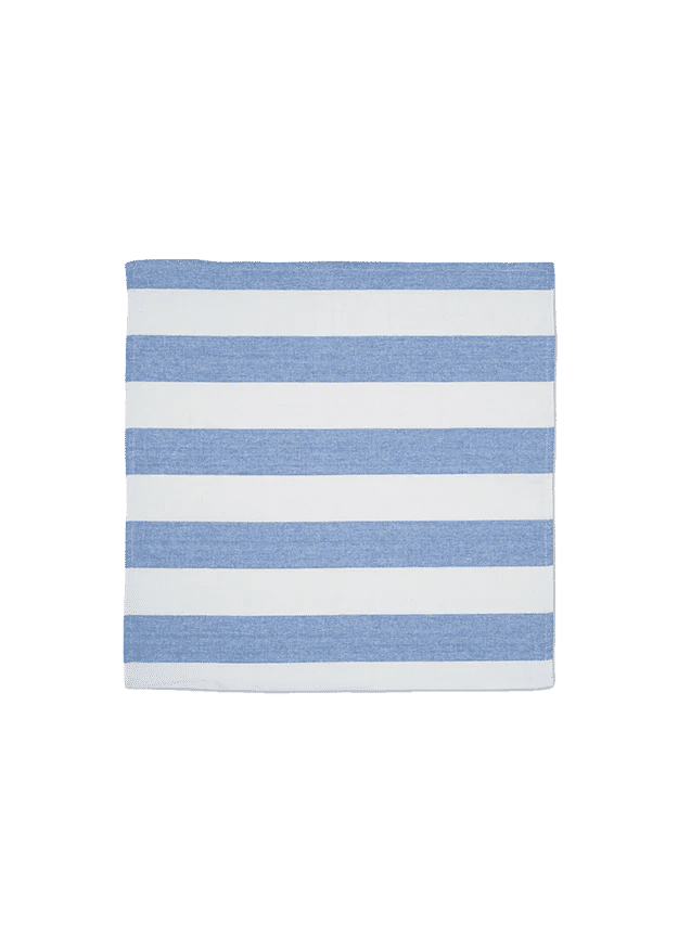 Cornflower Blue Stripe Napkins (Set of 2)