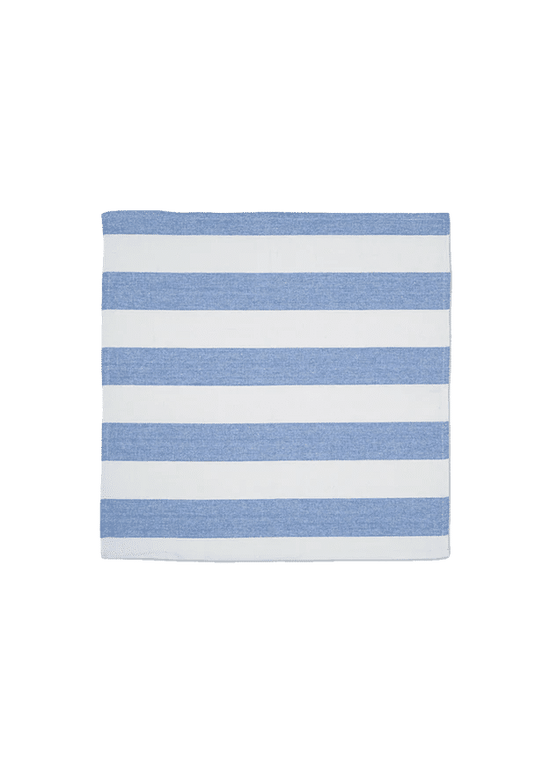 Cornflower Blue Stripe Napkins (Set of 2)