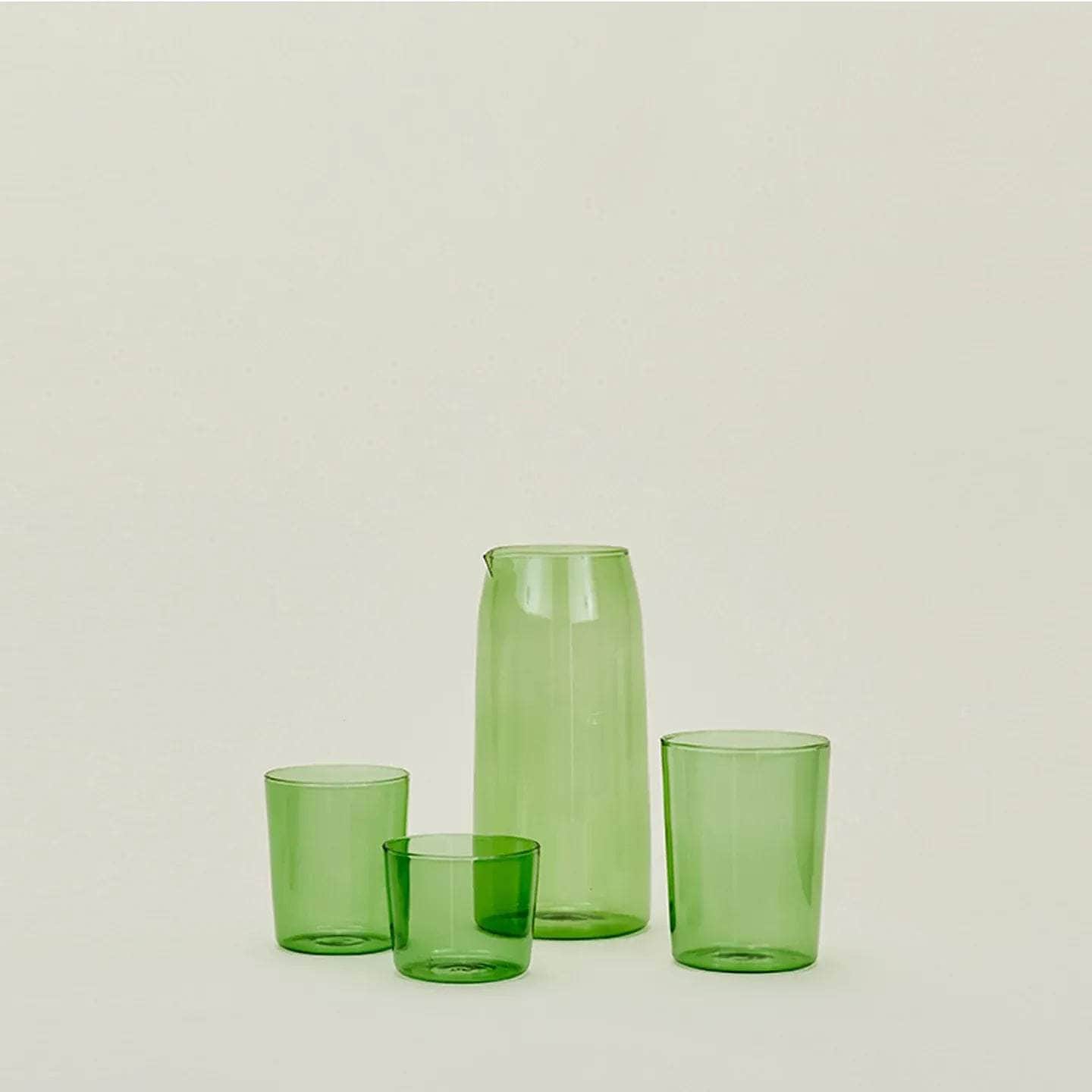 Essential Glassware - Set Of 4, Green