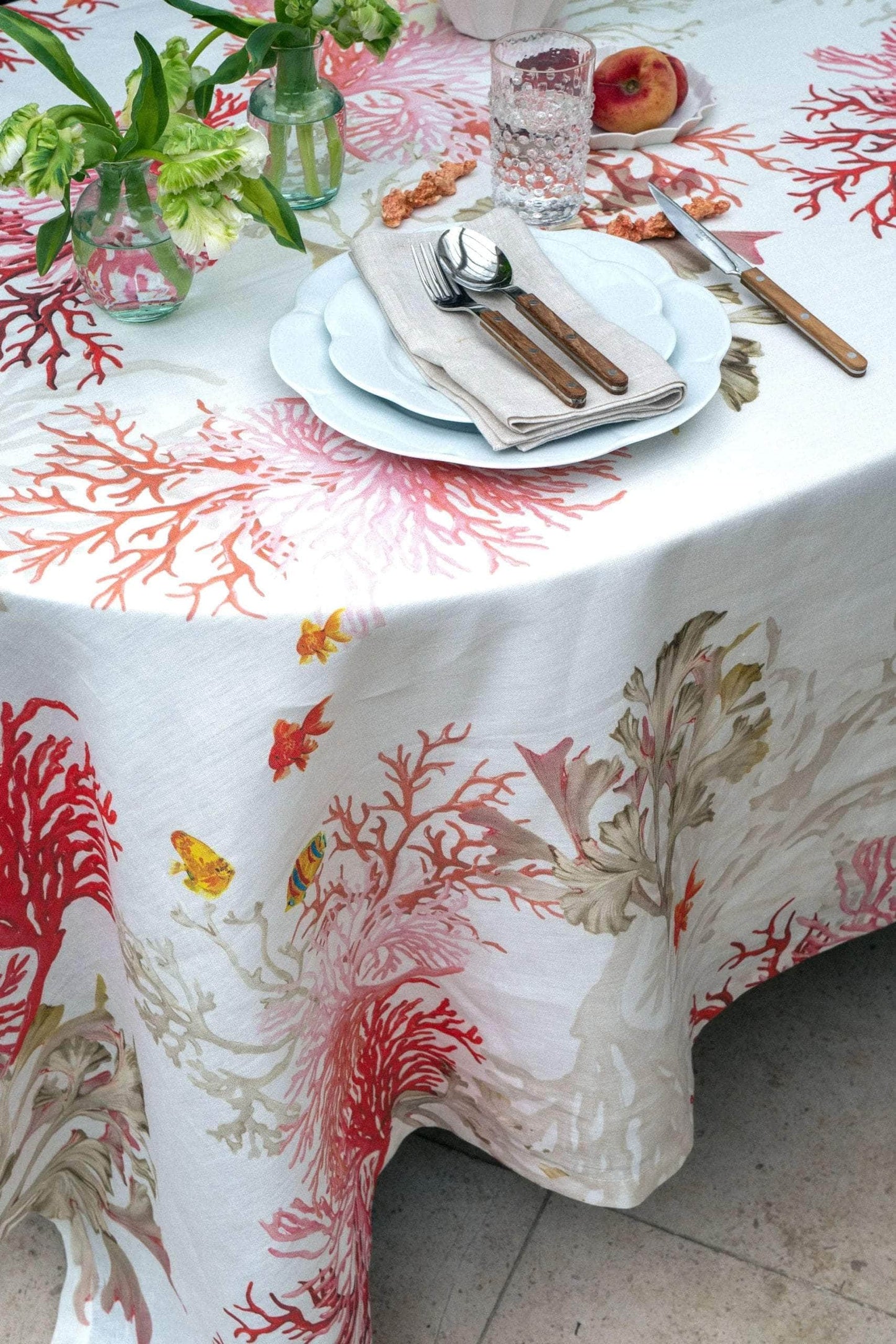 Load image into Gallery viewer, Coral Reef Tablecloth
