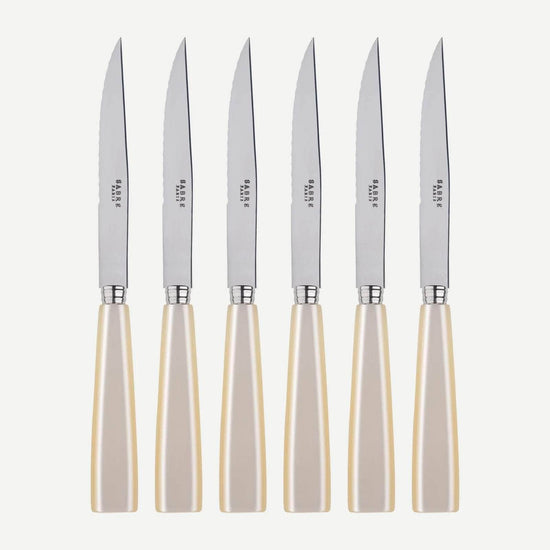 Icône 6 Steak Knife Set | Mother-of-Pearl