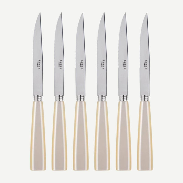 Icône 6 Steak Knife Set | Mother-of-Pearl