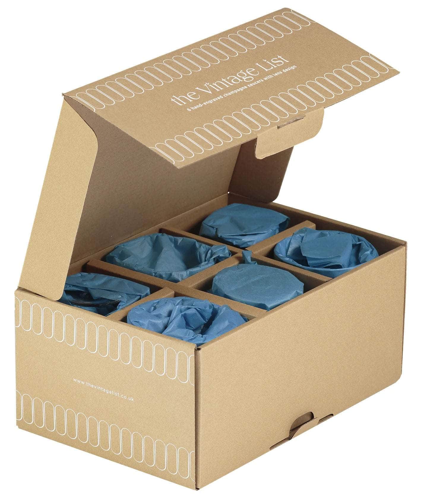 Crystal Wine Glasses with Lens Design