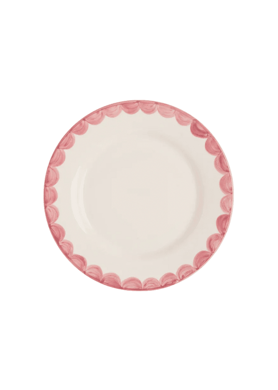Pink Scallop Side Plate