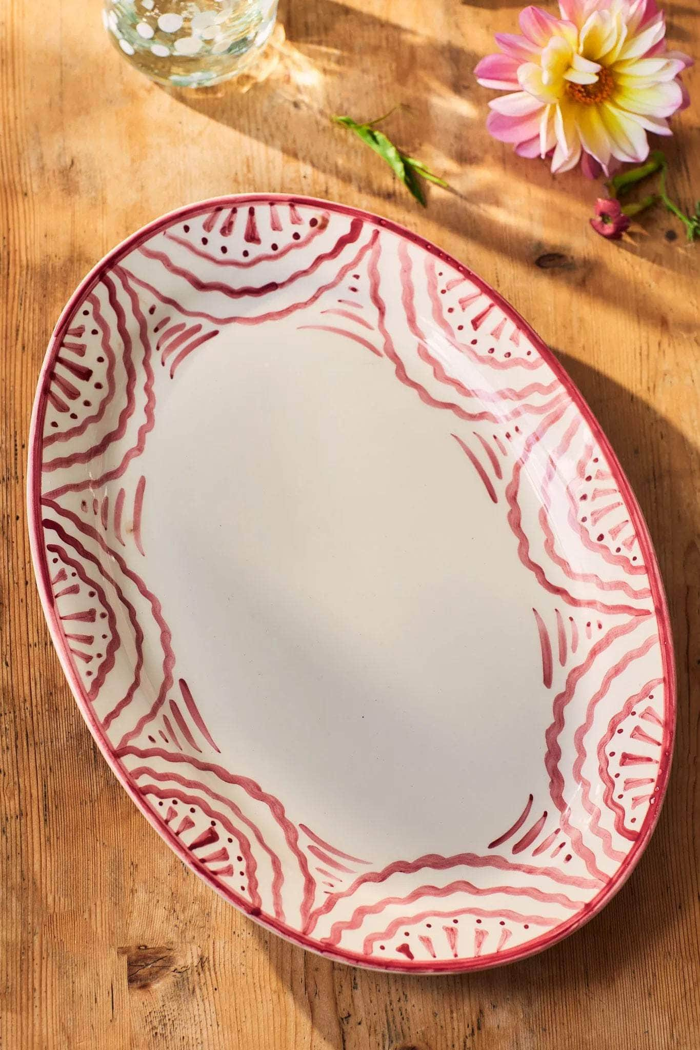 Large Pink Platter