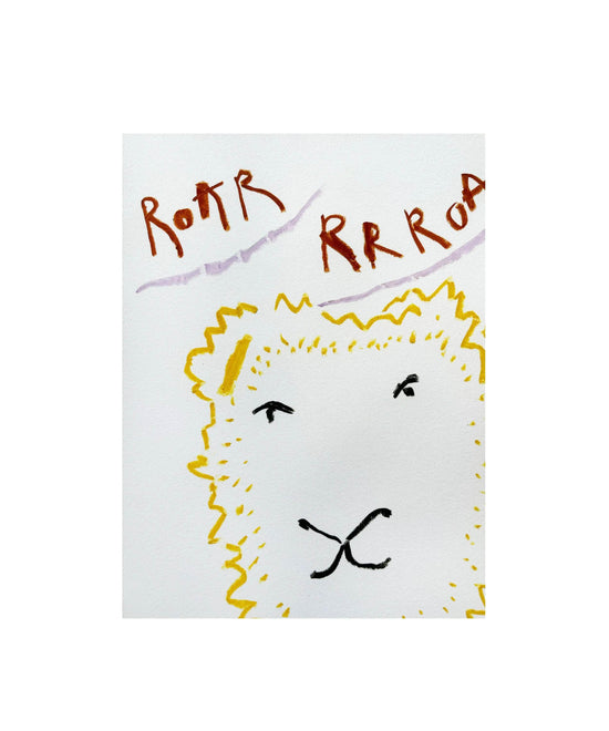 Lion Roar Art Print
