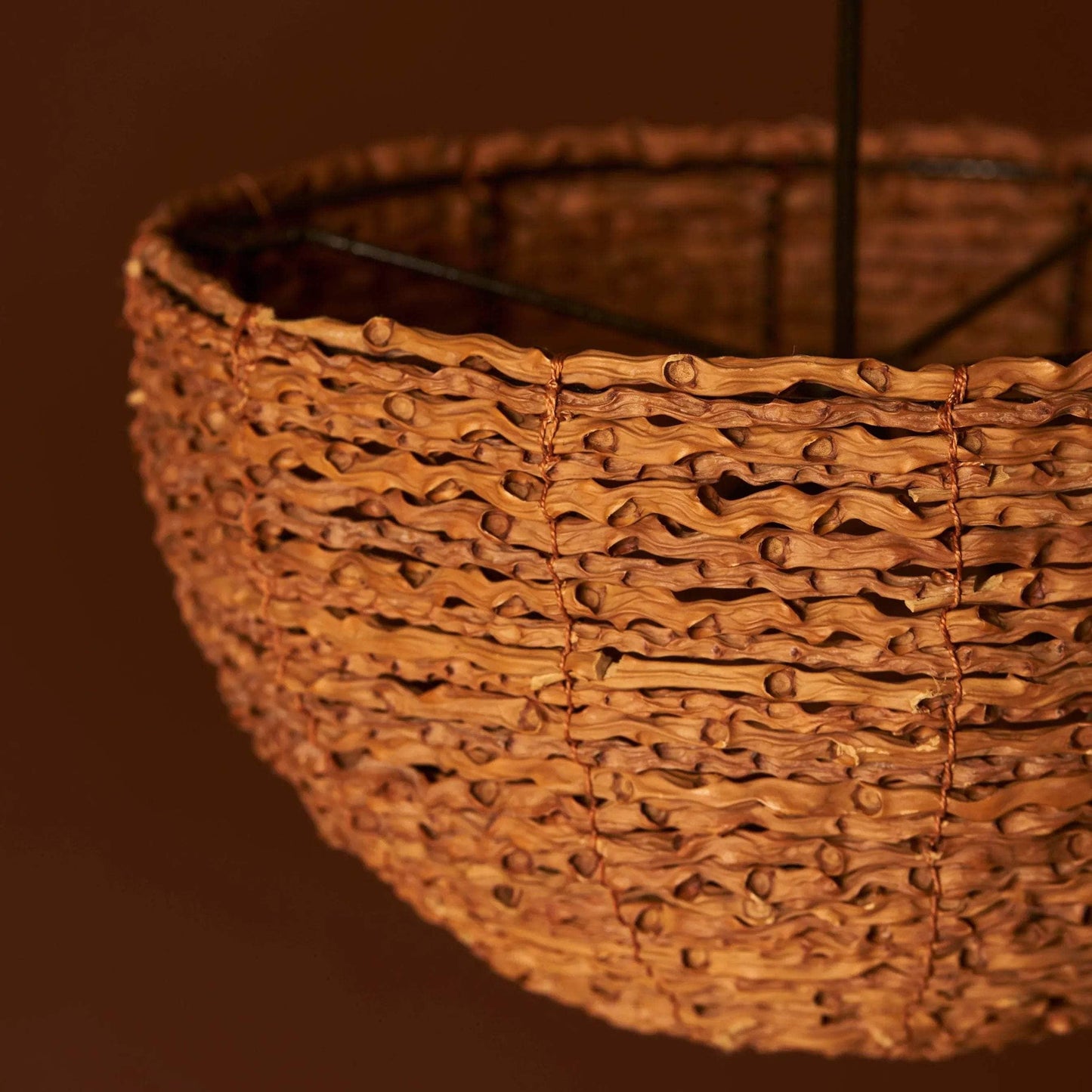Serena Inverted Woven Dome Pendant Shade