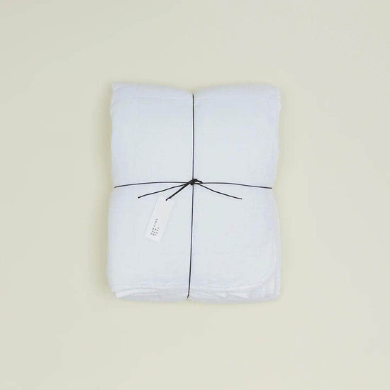 Simple Linen Quilt - White