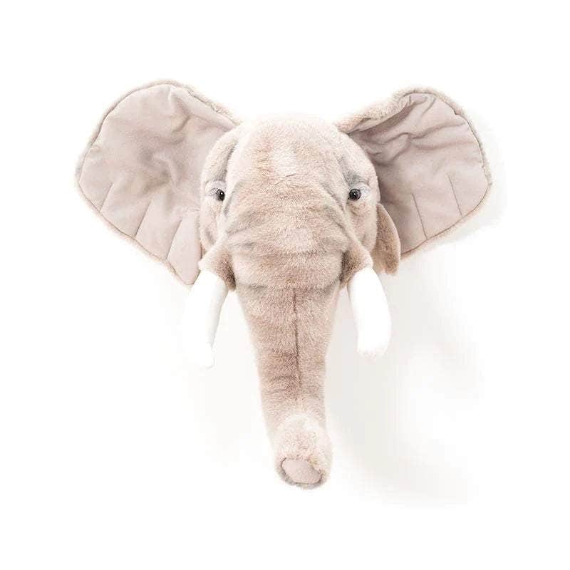 George the Elephant Wall Mounted Plush Head