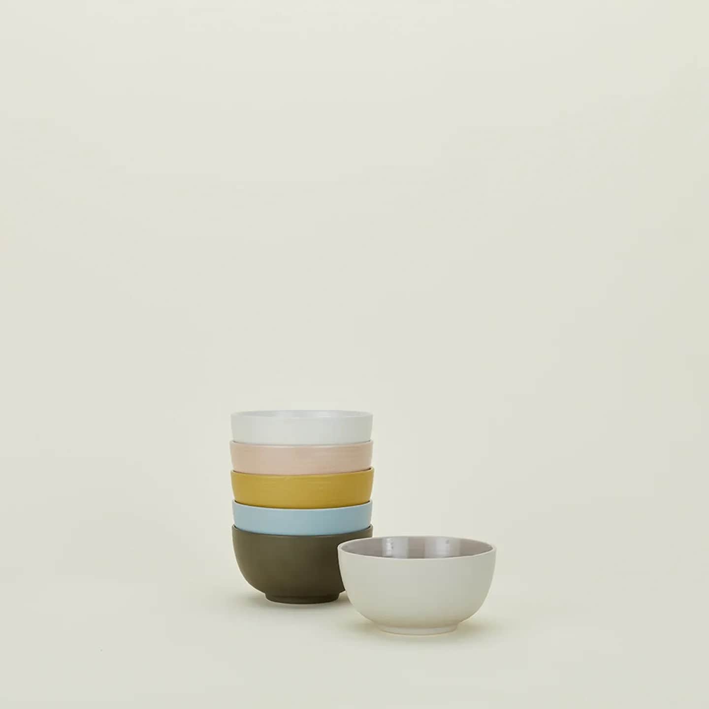 Essential Large Bowl - Set Of 4, Mustard