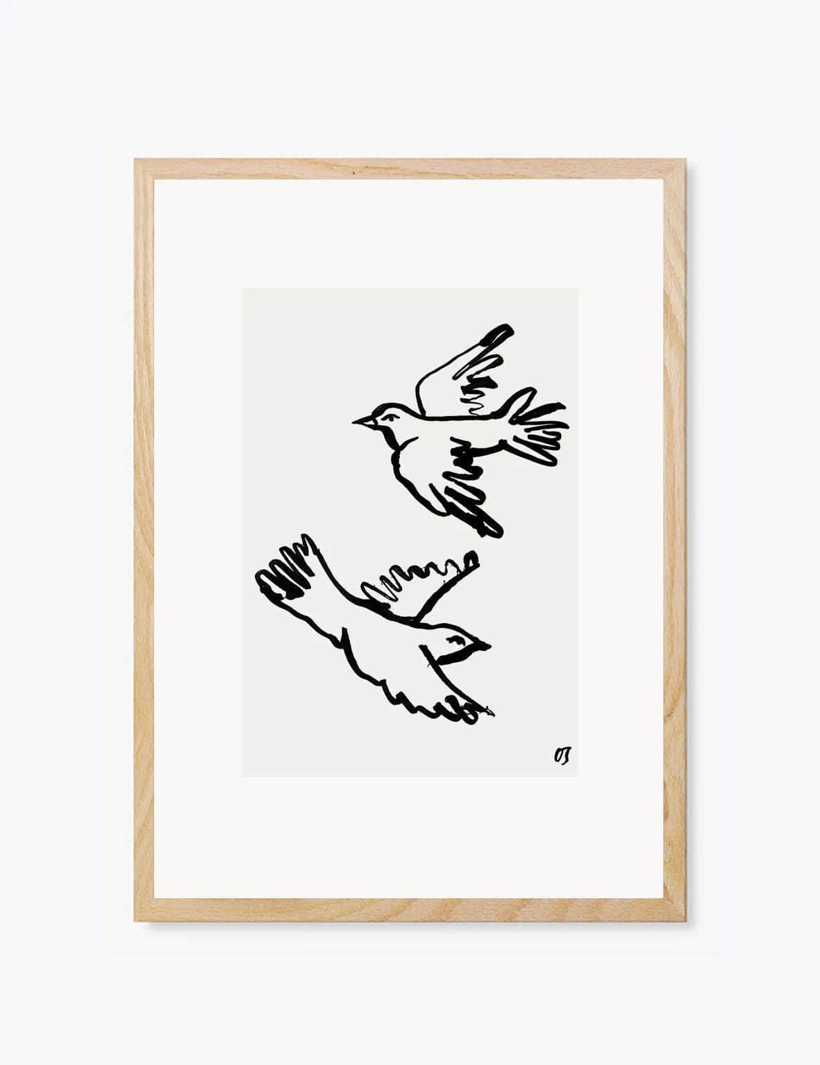 The Doves | Wall Art Print