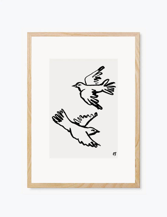The Doves | Wall Art Print