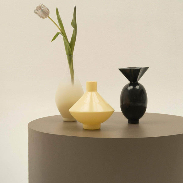 Vanilla Glass Vase