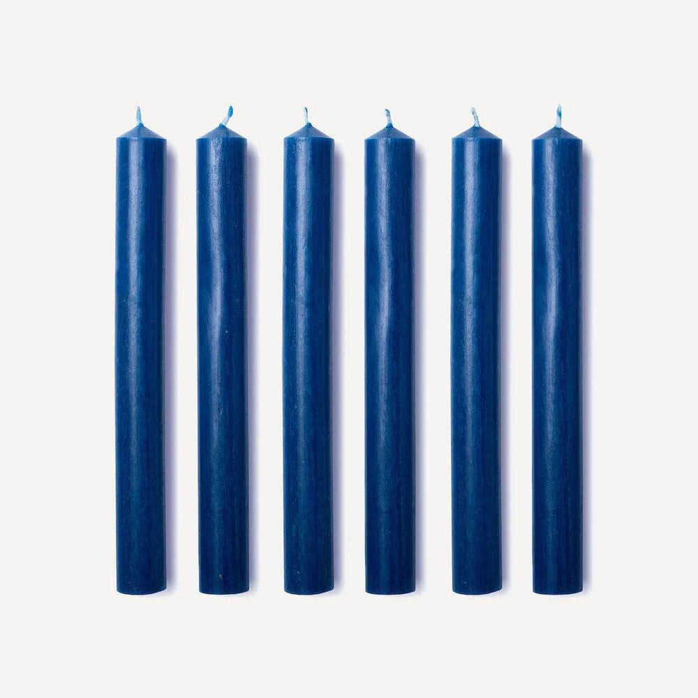 Lupin Blue Dinner Candles
