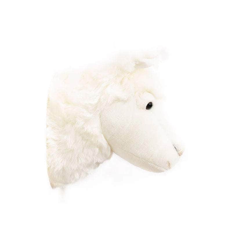 Lily the Llama Wall Mounted Plush Head