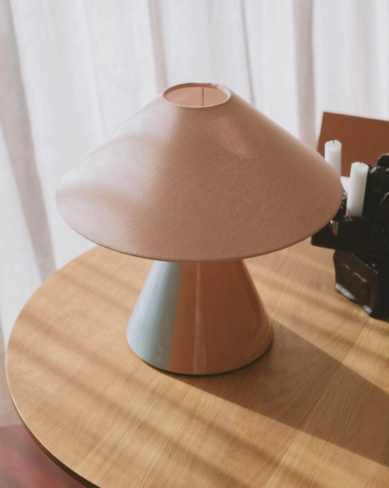 Caterina Peach + Sky blue Table Lamp