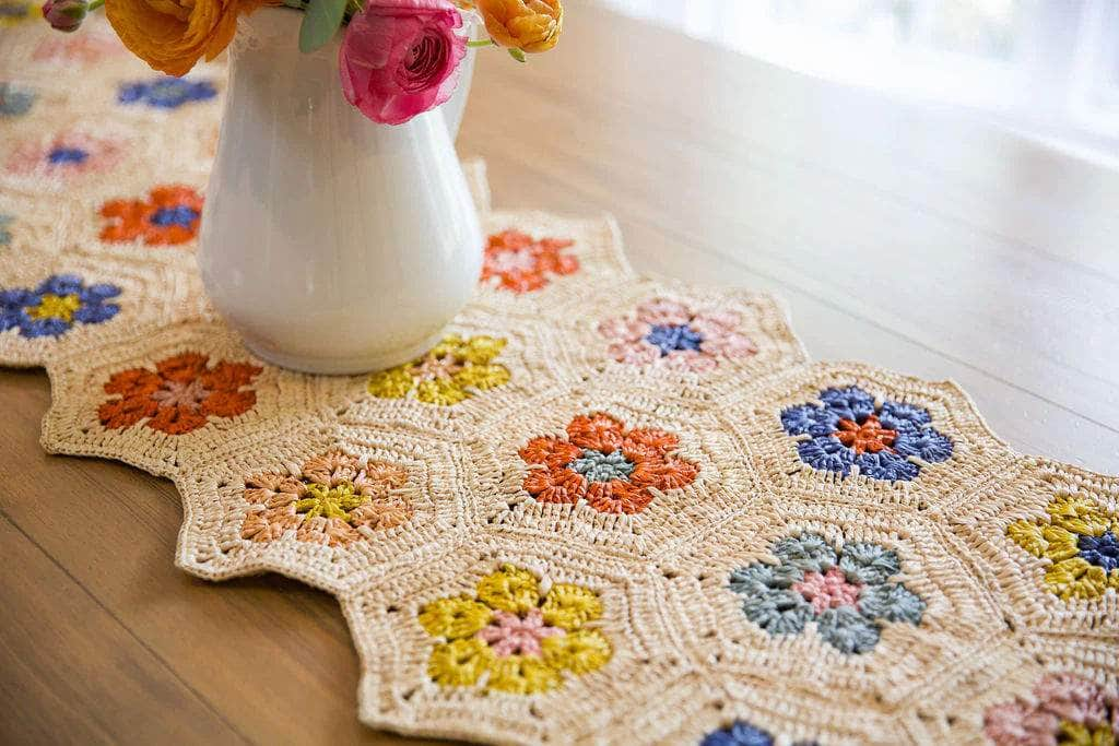 Flower Table Runner